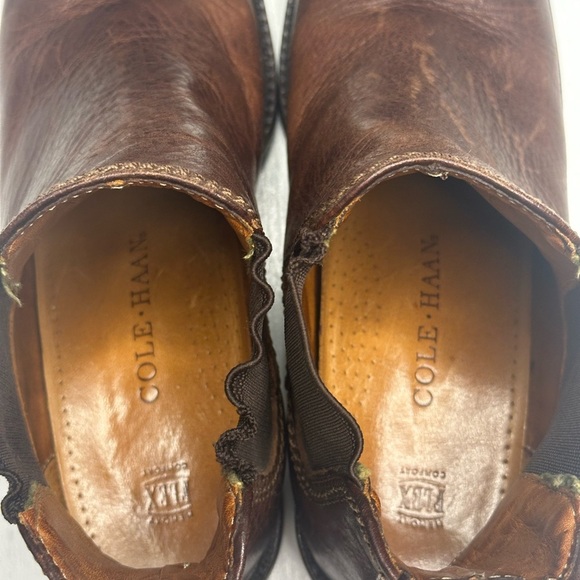 Vintage Cole Haan Brown Leather Chelsea Boots — Size 8.5 AA - Picture 13 of 14